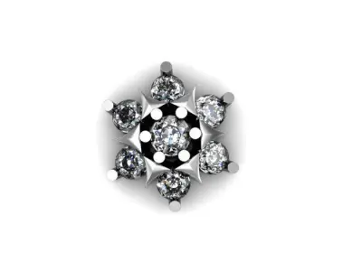 daimond nose pin 3D print model