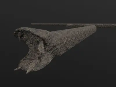 SnakeCave  Low-poly 3D model