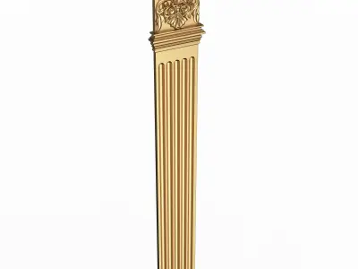Column Capital 01101 Low-poly 3D model