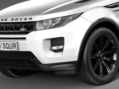 Range Rover Evoque Black Design 2013 3D model