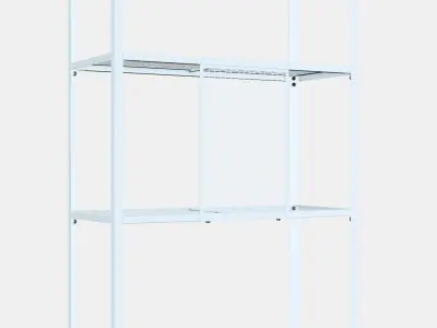 BAGGEBO shelving unit 1 Low-poly 3D model