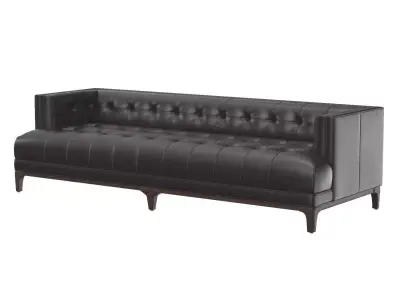 Darian Leather Sofa 3D model