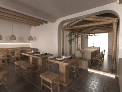 Milk Tea Shop 1 3D model