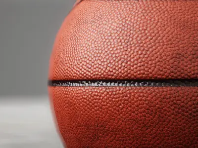 Basket Ball - Clean Dirty - 3D VR  AR  game ready  Low-poly 3D model