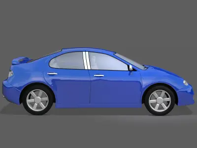 High-end Sedan Car 3D model