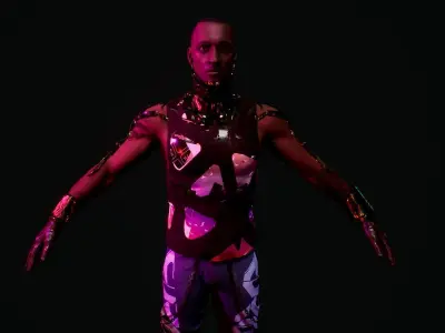 CYBERPUNK PACK ZZ unreal engine 4 Low-poly 3D model