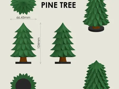 Pine Tree 3D print model