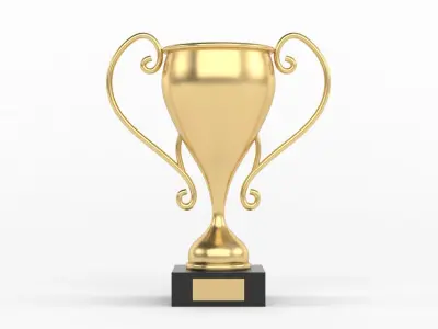 Trophy Cups 3D model 5