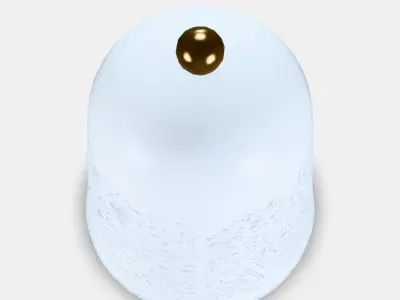 SOLSKUR LED table lamp Low-poly 3D model