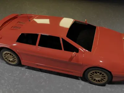 Lotus Esprit V8 supercar 3D model