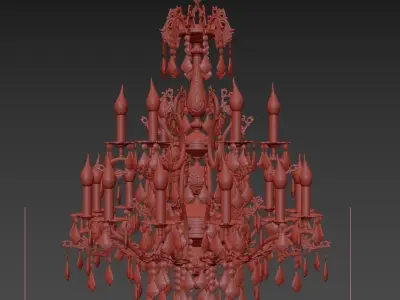  Chandelier Sorento E 1118200 A 3D model