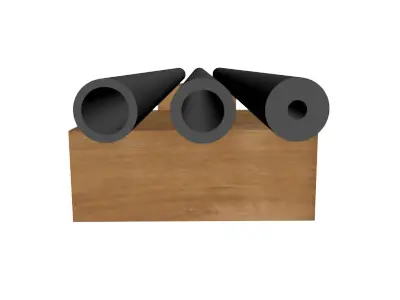 1 2in Pipe 3D model
