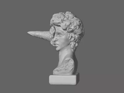 DAVID SCULPTURE 3D print model