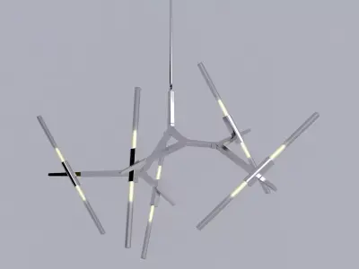 10 Chandelier 3D model