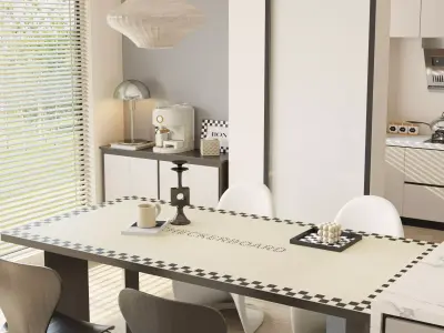 Modern residential indoor 3D model