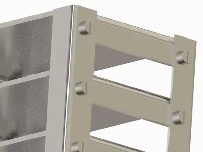 Multi Purpose Storage Rack 3D print model
