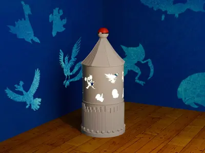 Pokemon Home Decor Lamp - All Classic Pokemon Bundle - 3 Lamps 3D print model