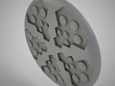 Wooden Door Ornament 2 3D print model
