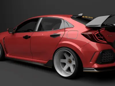 2020 Honda Civic Type r 3D model