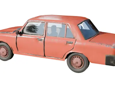 Old Car  Lada Riva 3D model