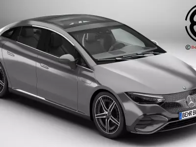 Mercedes EQE 2023 3D model