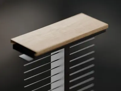 Handrail for balcony and house in 6 shapes 3D model