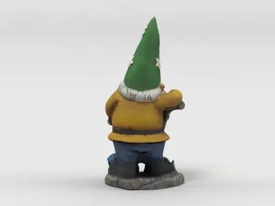 Garden Gnome 002 3D model