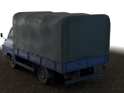 LCV from East Europe Low-poly 3D model