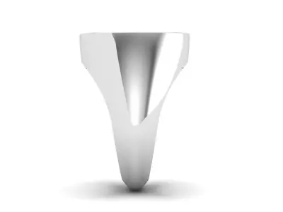 Fashion ring 3D print model