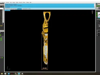 Luxury Chinese Dragon S Pendant Jewelry 3D Model 3924 3D print model