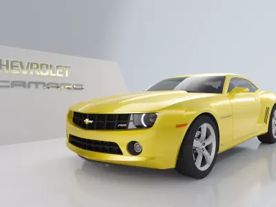Chevrolet Camaro 2010 3D Model HIGH POLY 3D model