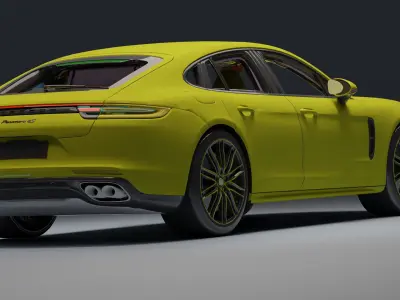 porsche-panamera porsche panamera 3D model
