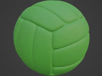 Simple Volleyball Ball 03 3D model