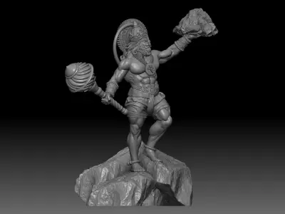 Hanuman ji 3D print model