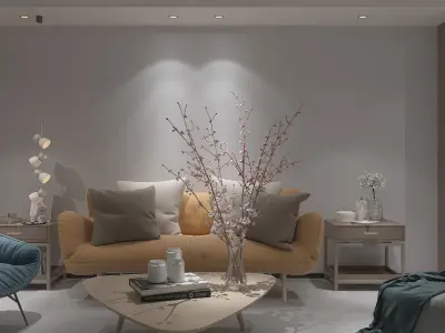 Living Room Set 3D model