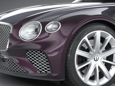 Bentley Continental GT Convertible 2020 3D model