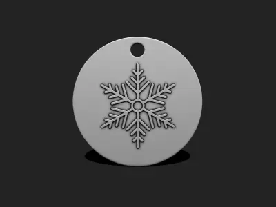 Christmas Ornament - Pendant -  Christmas Tree  - Decor - 11 3D print model