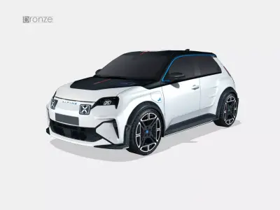 Alpine A290 2025 Low-poly 3D model