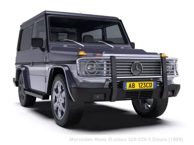 1995 Mercedes-Benz G320 SWB 3D model