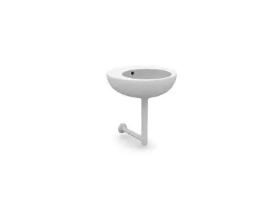 sink toilet 3d model 3D model