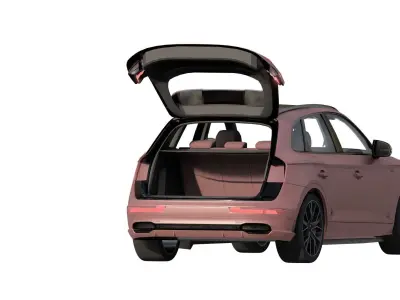 Audi SQ5 with interior 3D model