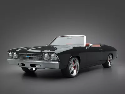 1969 Chevrolet Chevelle Convertible 3D model