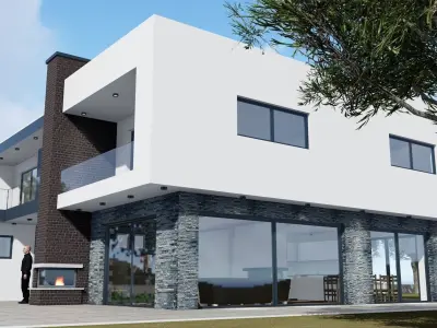 LUXURY MODERN HOUSE 3D model