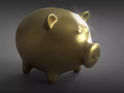Piggy Bank 3D model