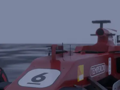 Formula Racing Car 3D model