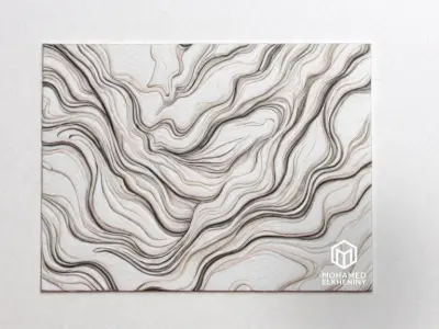 modern panel wall decor set wall relief mural CNC 122 3D model