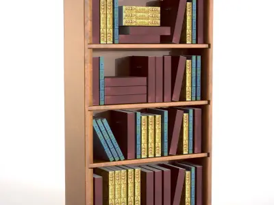 Mini library kit 3D model