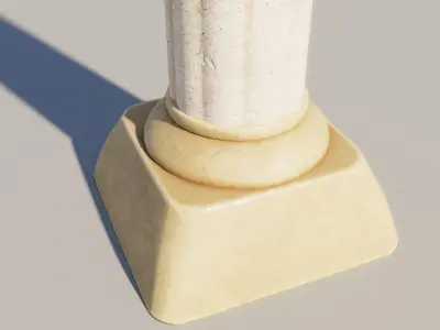 Fantasy Column Free low-poly 3D model