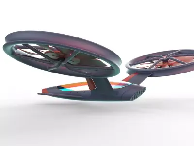 Flying Car 3D print model