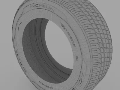 Wheel Michelin 3D model